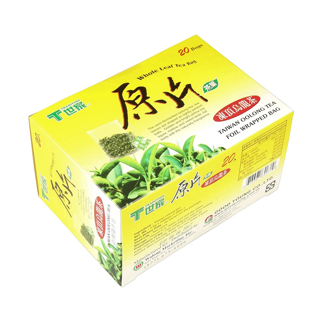 (2 Pack) Tradition Taiwan Oolong Tea 1.97 Ounce Box 20 Bags