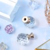 2 Pieces Crystal Lamp Finial Lamp Cap Knob Lamp Screw