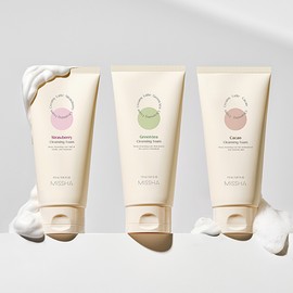 [Missha] Creamy Latte Cleansing Foam 3 Types - Choose 1 [3 Pack]