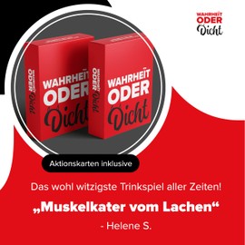 TIPSI Truth or Dense Drinking Game - Party Game, Card Game, Drinking Game - Alcohol Gifts for Birthday - Funny Games for Adults from 18 - Truth or Dare