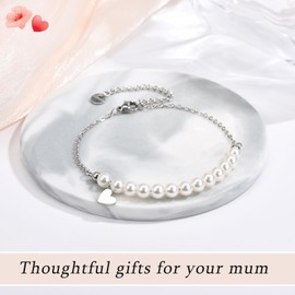 EPVID Mum Gifts, Mum Bracelet Mum Gifts from Daughter, Perfect Womens Gifts for Mum Special Christmas Birthday Mothers Day Gifts for Mum from Daughter Son