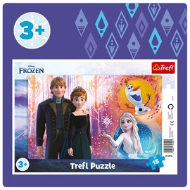 Trefl, Puzzle Frame Puzzle with Mat 15 Pieces Happy Memories for Children Aged 3+