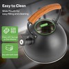Whistling Stovetop Tea Kettle, 3.2 Quart Stainless Steel Teapot with