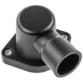 JEGS 53027 Swivel Thermostat Housing GM LS Black