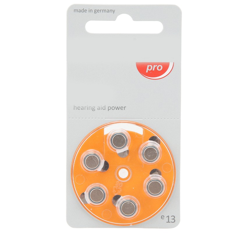 60pcs Long Lasting Power Hearing Device Battery Zinc Air Sound