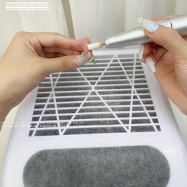 100pcs Nail Dust Collector Filters Nail Dust Suction Collector Filters Nail Art Vacuum Cleaner Filter Paper For Salons Portable Cleaner Filter Paper, Nail Art and Polish, Nail Polish Remove