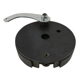 AZUSA 4-1/2" Brake Assembly w/Steel Backing Plate, 5/8" Bore
