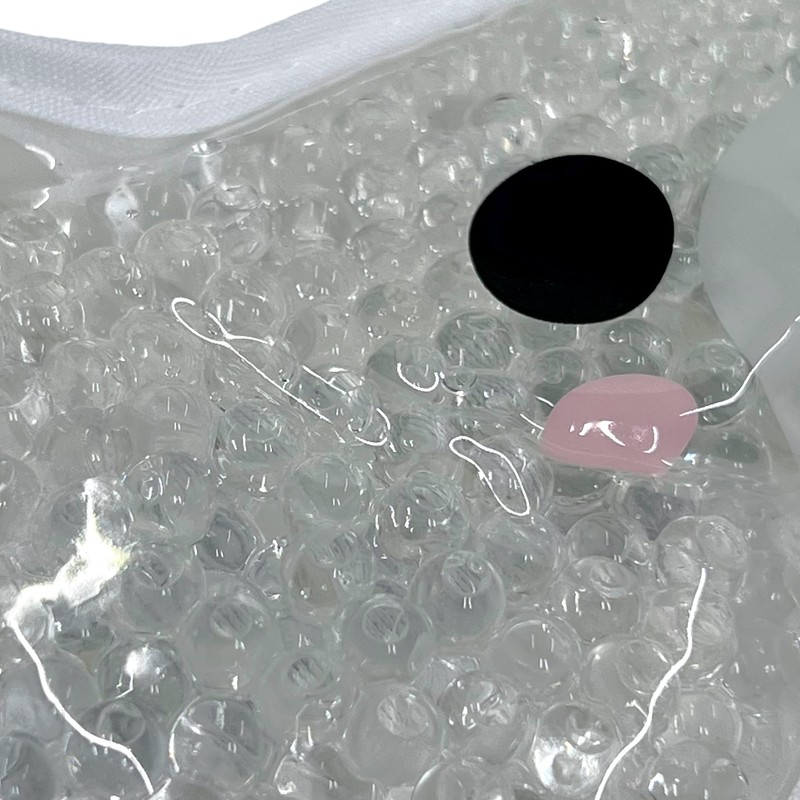 Cooling Gel Eye Mask with Plush Lined Back - Hot