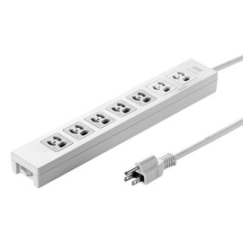 Sanwa Supply TAP-F37-3KR Power Strip 5 Interlocking Concentrated Switch + Thunder Guard 3P / 7 Sockets 9.8 ft (3 m)