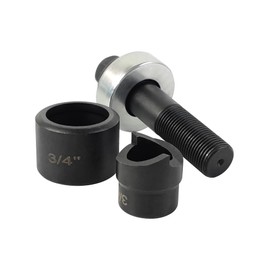 AMZCNC 3/4" Conduit Hole Size Knockout Punch Unit with Manual Draw Stud – (1.115" – Actual Hole Size)