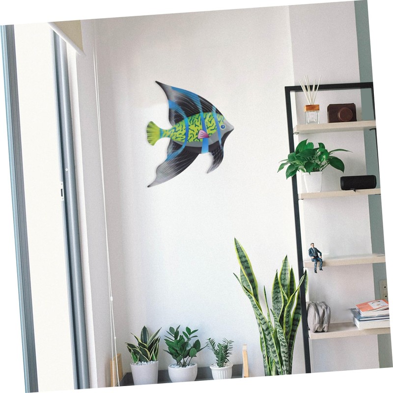 Ipetboom Metal Fish Wall Art Decor Decorative Iron Wall Hanging