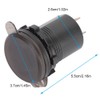 2.4A 3 in 1 Multifunction Digital LED IP66 Car USB