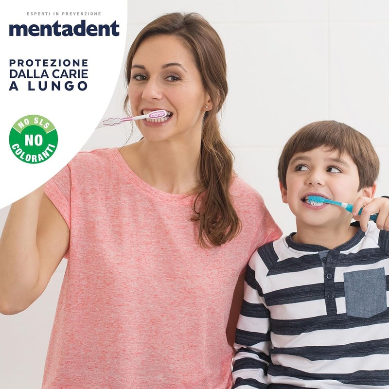 Mentadent Spazzolino Kids, Spazzolino Bambini 0-6 Anni, Personaggio a Sorpresa,