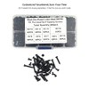 450 PCS Miniature Flat Head Tapping Screws, M3 Electronic Mini