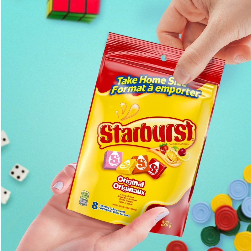 STARBURST, Original Chewy Candy, Take Home Bag, 320g