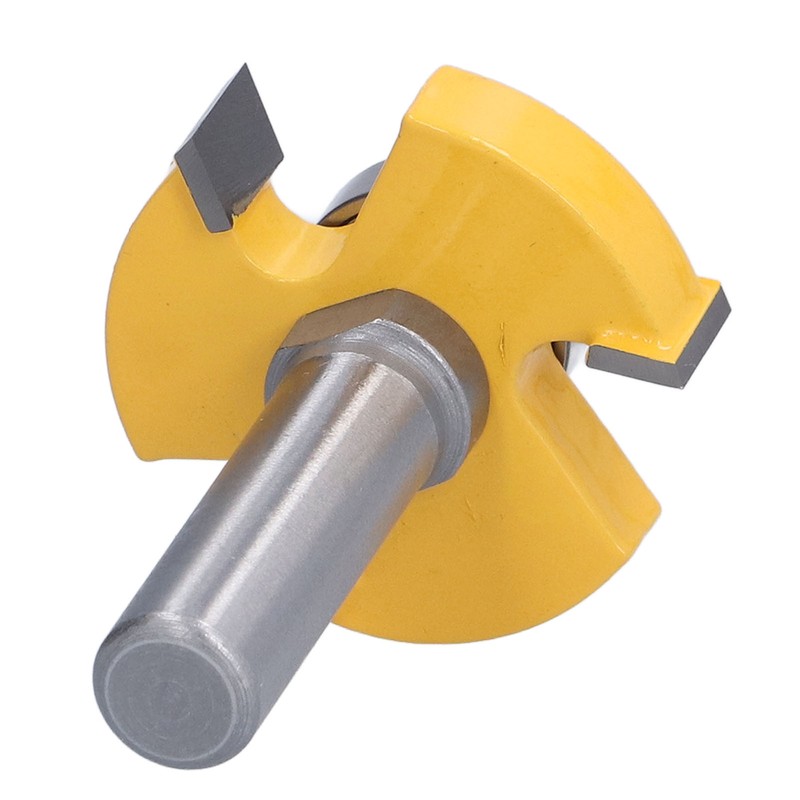 2Pcs Tongue Groove Router Bit T Shape 3 Teeth 2