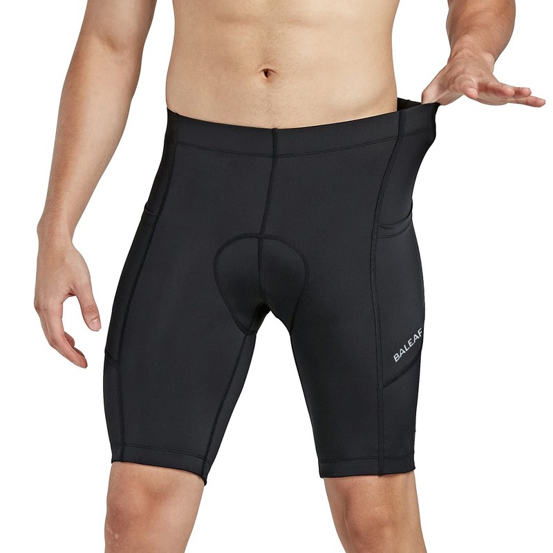 baleaf Padded Bike Shorts for Men Cycling Shorts Padding Pockets