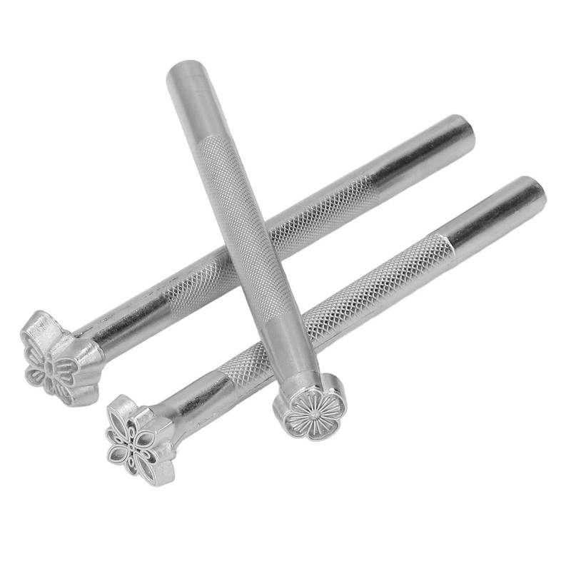 20Pcs Leather Stamping Tools Different Patterns High Hardness Anti Rust
