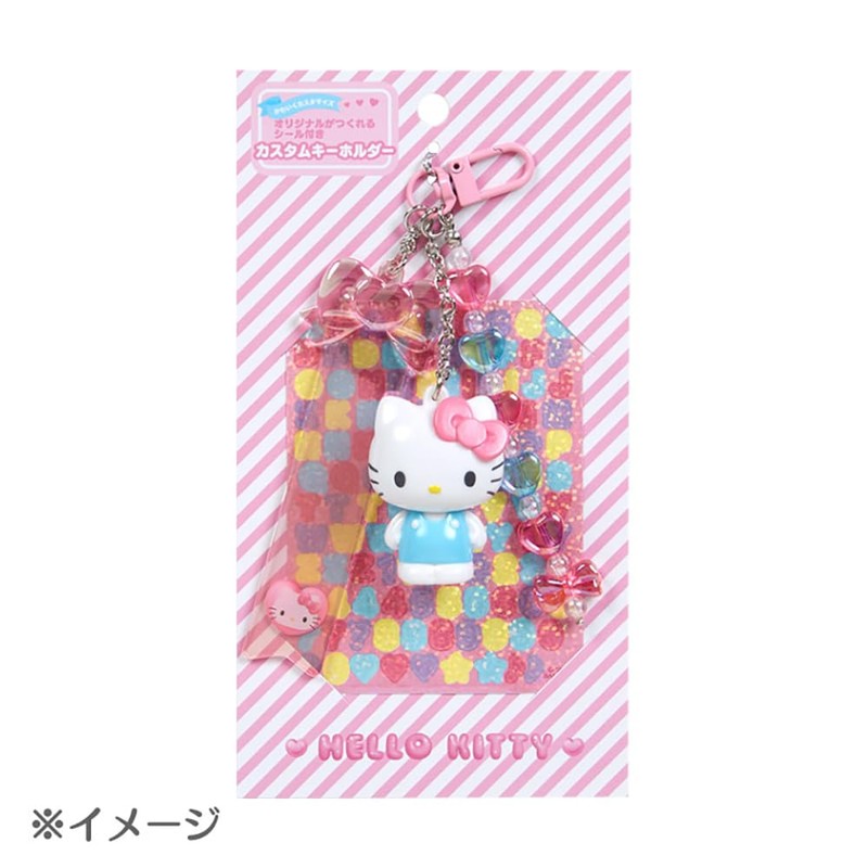 Sanrio 297682 Clear Keychain Clear Plump 3D Pompom Pudding POMPOMPURIN