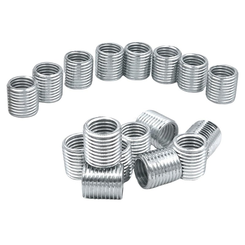 10pcs Threaded Nuts Insert Nuts Thread Reducer Nuts Stainless Steel