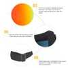Dual Layer Anti Fog Protective Goggles with Magnet Lock for