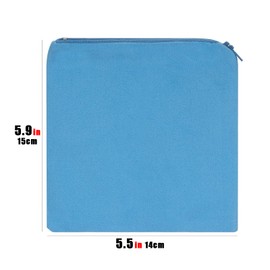 CAIRIAC Blue Storage Bags Anti Tarnish Jewelry Storage Bags Zippered Silver Keepe Silverware Silver Jewelry（24 Pcs）