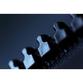 Black Chunky No.5 Plastic Teeth Open & Closed End Heavy Duty Zip (24 inch - 61 cm (Open End))