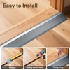 Heneymo Aluminum Floor Transition Strip, Door Thresholds Bridge The Height