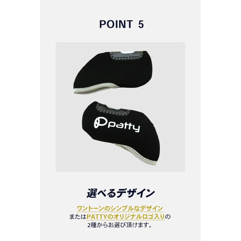 patty 10 Pcs Golf Iron Cover Set Iron Covers Headcovers