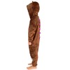 Gruffalo Gruffalo Onesie | Boys Brown Hooded Onesie With 3D