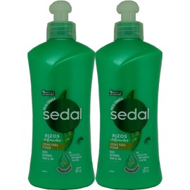 Sedal Curls Defined Hair Comb Cream with Coconut Oil, Provitamin B5, Elastin, 300ml, 2 Pack