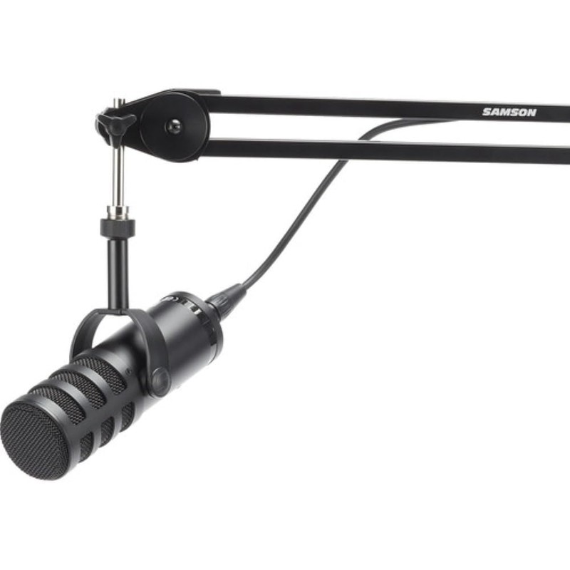 Samson Q9U XLR/USB Dynamic Broadcast Microphone Bundled with 20ft XLR