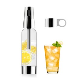 Soda Siphon, 1L Carbonated Water Machine, Soda Maker, Portable Sparkling Water Maker for Home Bar Making Cocktails DIY Sparkling Drinks, Use 8 gram CO2 Cartridges (Not Included)