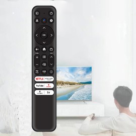 RC813 FMB1 Replacement Remote Control Fit for TCL Mini Led 8K Smart TV 75Q670G 85Q670G 85Q650G 75Q650G 65Q650G 55Q670G 65Q670G 55Q650G 55Q750G 65Q750G,Without Voice