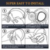 SOULWIT Protein Leather Replacement Ear Pads for Steelseries Arctis Nova