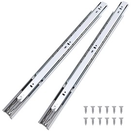 Probrico 6 Pairs 20 Inch Soft Close Drawer Slides, Ball Bearing Full Extension Dresser Slides, Side Mount Heavy Duty Drawer Glides Runners