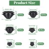 Pack of 90 Rubber Grommets, 6 Sizes Cable Grommet Rubber,