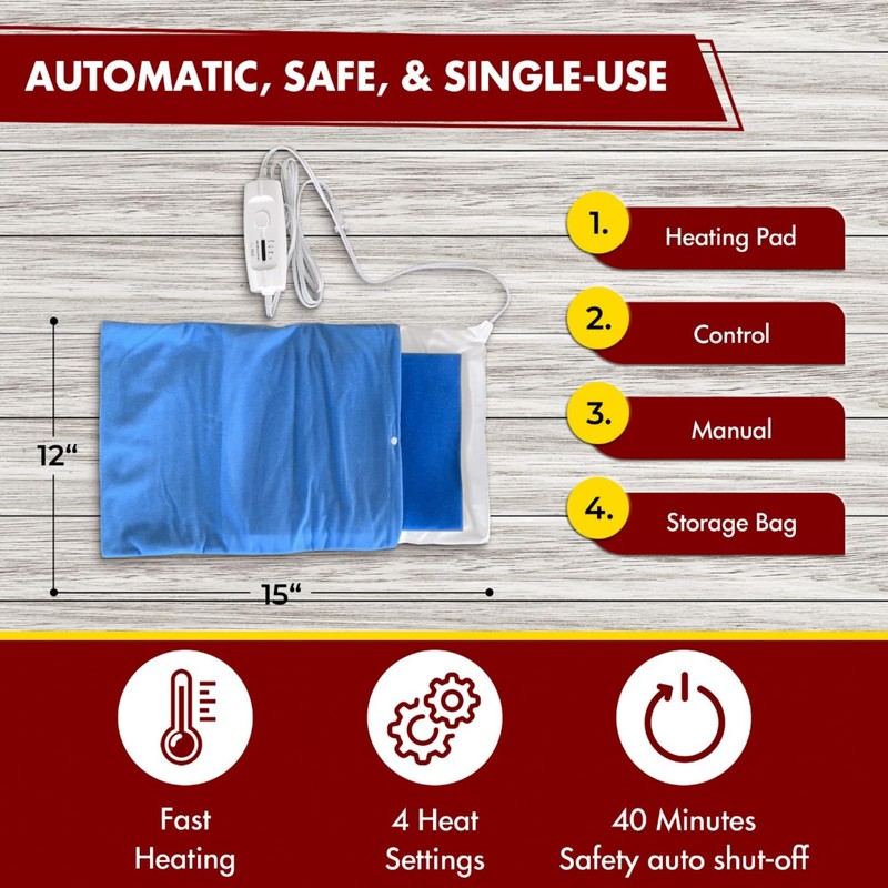 Advocate Moist & Dry Heat Pad with Flexible & Soft