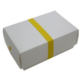 ホーショー 折りたためる フラットランチボックス ミニ 410cc イエロー 「くり返し使える」 141-M-PY