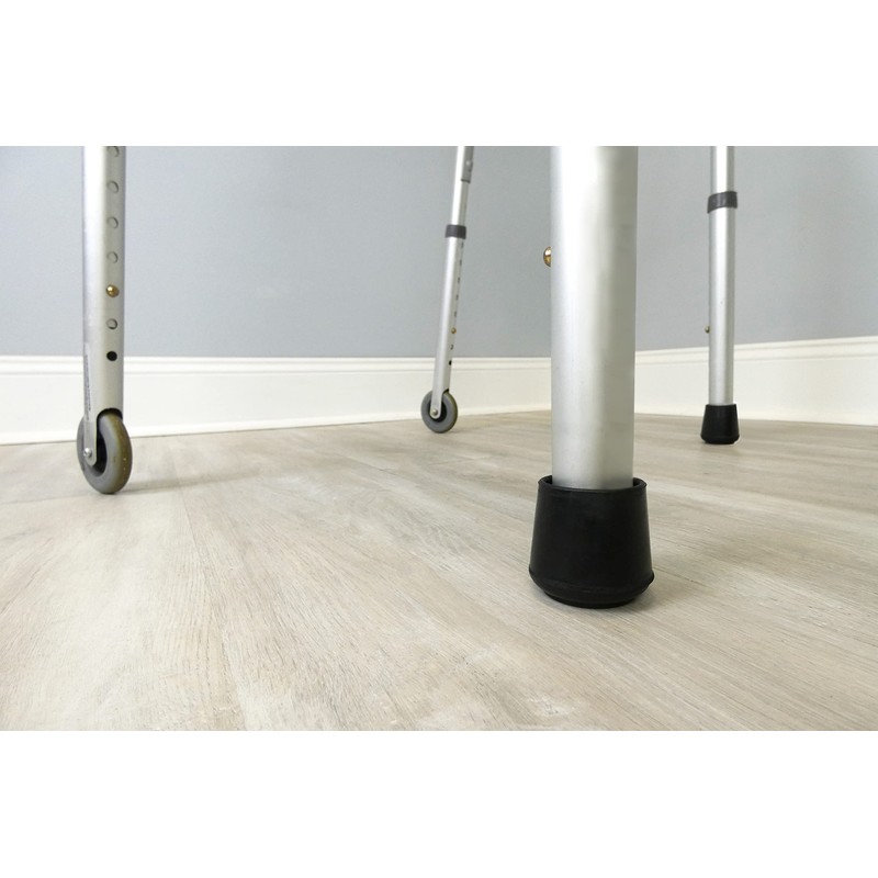 Shepherd Hardware 2 Pack Non-Slip Round Rubber Leg Tip Protectors