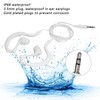 Swimming Headphones 3.5 mm Wired, IP68 Waterproof Line Headphones with