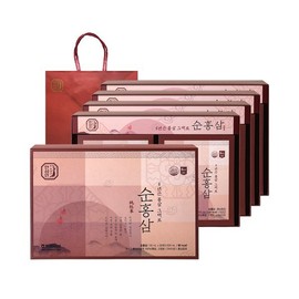 (Hanam Branch) Nonghyup Hansamin 6-year-old pure red ginseng 50ml 30 packets 4 sets+ / ( 하남점)농협 한삼인 6년근 순홍삼 50ml 30포 4세트+