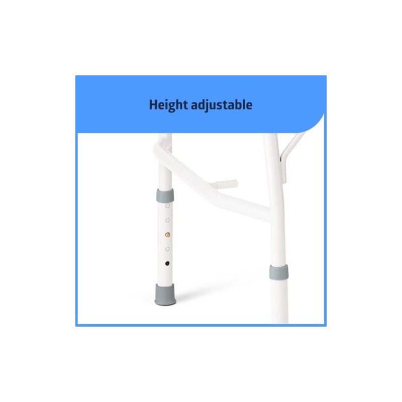 Dr. Dunley Bariatric Drop-Arm Commode – Heavy-Duty Steel Toilet Chair