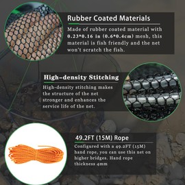 Drasry Fishing Net Trap for Crayfish Crab Bait Minnow Shrimp Foldable Fish Crawdad Lobsters Cast Net Collapsible 31.5 * 23.6 in (80 * 60 CM)