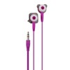 DCI in-Ear Headphones, Hello Panda Earbuds, Purple Cord, 3.5mm Socket,
