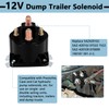 IFYKIM Dump Trailer Solenoid 12V 4 Terminal, Replacement for Intermittent