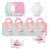 Single Cupcake Boxes, 30 Pcs Individual Cupcake Boxes, Paper Bakery