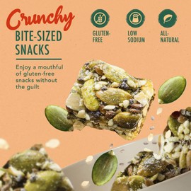 Melissa's Clean Snax® With Chia and Flaxseed, Gluten-free Packaged Snacks, All Natural, Not Artificial Flavors Added, Low Sodium Healthy Crispy Snacks, Size 5 Pack, Pumpkin Seed