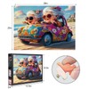 1000pcs Happy Grandma Paper Puzzle - Large Puzzle Toy Adult