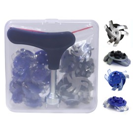 QuickYen Golf Spike Tacks Set of 24 Spikes Golf Tacks Replacement Spikes Golf Shoe Tacks Anti-Slip Easy Removal Storage Box Included (4 Spike Tacks + Golf Nail Wrench)